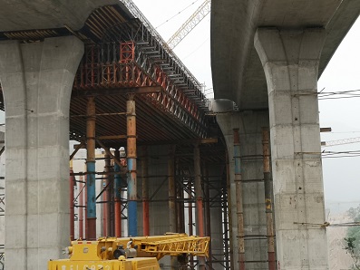 贵阳贝雷架租赁施工现场